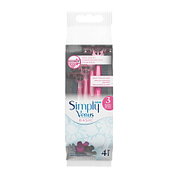 Бритва одноразовая Gillette "Simply Venus 3 Basic" 3 лезвия 4шт. (1/12)