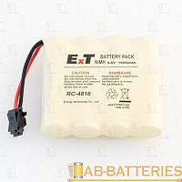Аккумулятор ET RC-4816WSM BL1 черный, 4.8V, 1600mAh, Ni-Мн