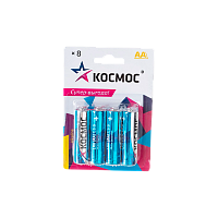 Батарейка Космос LR6 AA BL8 Alkaline 1.5V (8/96/576)
