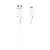 Кабель HOCO X20 USB (m)-Lightning (m) 1.0м 2.4A ПВХ белый (1/30/300)