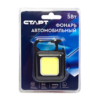 Фонарь Старт LAE 505-С1 5WCOBLED от аккумулятора черный (1/50/200)