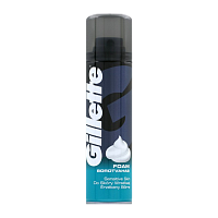 Пена для бритья Gillette SENSITIVE 200мл для чувствительной кожи (1/6)