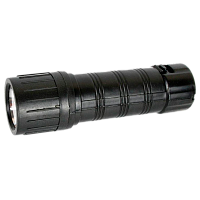 Фонарь универсальный Ultraflash 7102-ТН 0.4W 1LED от батареек IP44 черный (1/25/300)