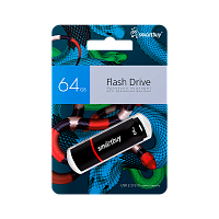 Флеш-накопитель Smartbuy Crown Snake Edition 64GB USB2.0 пластик черный 