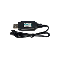 Зарядное устройство ET USB-7.4VSM черный разъем, 4-х контактный . Выход 2SLi, 1000mА