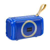 Портативная колонка Borofone BR17 bluetooth 5.1 FM/TF/USB/AUX синий (1/50) 