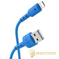 Кабель HOCO X30 USB (m)-Lightning (m) 1.2м 2.0A TPE синий (1/30/300)