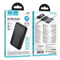 Внешний аккумулятор HOCO J165 10000mAh 2.0A 2USB/Type-C/MicroUSB черный (1/56)