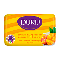 Крем-мыло Duru 1+1 Персик и Манго 80г
