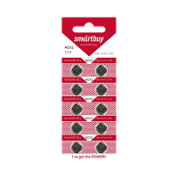 Батарейка Smartbuy G12/LR1142/LR43/386A/186 BL10 Alkaline 1.5V (10/200/2000)