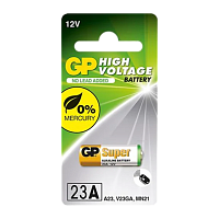Батарейка GP LR23/V23GA/A23/MN21 BL1 Alkaline 12V (1/20/200) R