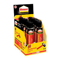 Клей Момент 88 30мл универсальный особопрочный BOX10 шоу-бокс (10/120/3840)