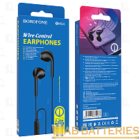 Наушники вставные Borofone BM68 с микр. черный (1/76/304)