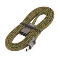 USB кабель REMAX Weave (Micro) RC-081m Зеленый (1M, 2.1A)