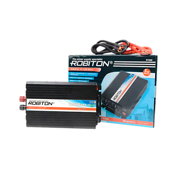 Инвертор ROBITON R1000 1000W две евро розетки (1/4)