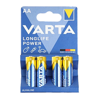Батарейка Varta LONGLIFE POWER (HIGH ENERGY) LR6 AA BL4 Alkaline 1.5V (4906) (4/80/400)