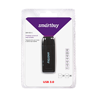 Картридер Smartbuy 705 USB3.0 SD/microSD черный (1/20)