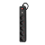 Сетевой фильтр Smartbuy 5р.С/З 10A USB со шторкой 1.8м ПВС черный (1/45)