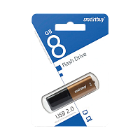 Флеш-накопитель Smartbuy X-Cut 8GB USB2.0 пластик коричневый