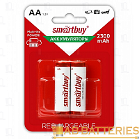 Аккумулятор бытовой Smartbuy HR6 AA BL2 NI-MH 2300mAh (2/24/240)