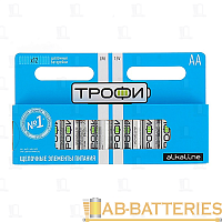 Батарейка Трофи LR6 AA BL12 Alkaline 1.5V (12/336/672/16128)