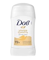 Дезодорант женский Dove Ультра-сухость стик 40мл (1/6)