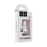 Автомобильное З/У HOCO Z3 2USB 3.1A белый (1/21/126)