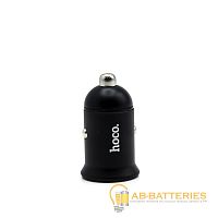 Автомобильное З/У HOCO Z30 2USB 3.1A черный (1/12/120)