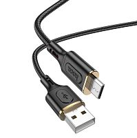 Кабель HOCO X95 USB (m)-microUSB (m) 1м 2.4A нейлон черный