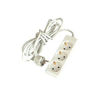 Удлинитель Прогресс Standard 3р.С/З 10A 3.0м 3x1мм² белый (1/60)