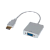 Переходник KS-IS HDMI (m)-VGA (f) 0.2м белый