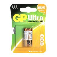 Батарейка GP Ультра/ULTRA LR03 AAA BL2 Alkaline 1.5V (2/20/160) R 