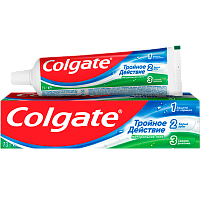 Зубная паста COLGATE Тройное Действие 50мл (1/12/72) 