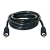 Кабель AUX Defender JACK01-05 Jack 3.5mm (m)-Jack 3.5mm (m) 1.5м силикон черный (1/20/400)