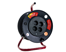 Удлинитель Облик РБК- 4 4р.Б/З 10A 25м ПВС на катушке