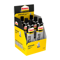 Клей Момент КРИСТАЛЛ 125мл универсальный BOX6 шоу-бокс (6/48)