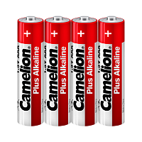 Батарейка Camelion Plus LR03 AAA Shrink 4 Alkaline 1.5V (4/60/1200)