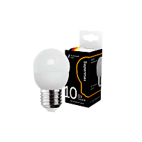 Лампа светодиодная Supermax E27 10W 6400К 230V шар (10/80)