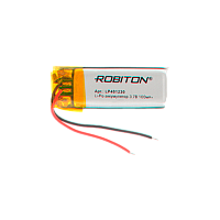 Аккумулятор ROBITON LP401230 3.7В 100мАч PK1 (1/10/250)
