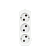 Удлинитель Smartbuy 3р.Б/З 10A 3.0м ПВС 2x1мм² белый (1/50)