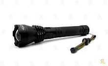 Фонарь туристический Без бренда Н632-Р50 от аккумулятора 3 режима+ZOOM черный