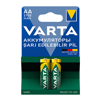 Аккумулятор предзаряженный RTU Varta HR6 AA BL2 NI-MH 2700mAh (2/20/200) 