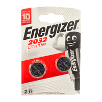 Батарейка Energizer CR2032 BL2 Lithium 3V (2/20/280)