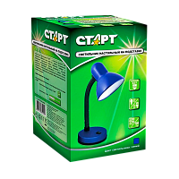 Светильник настольный Старт CT02 40W 220V E27 на основании 1.5м синий (1/30)
