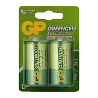 Батарейка GP GreenCell R20 D BL2 Heavy Duty 1.5V (2/20/120)