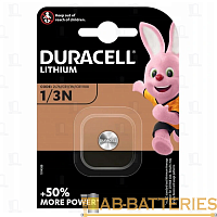 Батарейка Duracell CR1/3N BL1 Lithium 3V (1/10/50)  | Ab-Batteries | Элементы питания и аксессуары для сотовых оптом