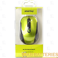 Мышь беспроводная Smartbuy 357AG классическая USB зеленый (1/40) 