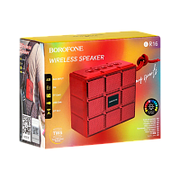 Портативная колонка Borofone BR16 bluetooth 5.1 microSD красный (1/80)