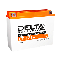 #Аккумулятор для мототехники Delta CT 1216 (1/4)