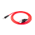 Кабель HOCO X21 Plus USB (m)-Type-C (m) 1.0м 3.0A силикон черный красный (1/28/168)